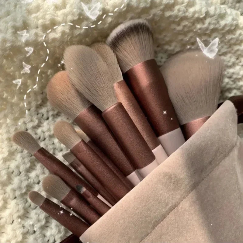Professional Makeup Brush Set (13/22 pcs) – Eyeshadow & Foundation Brushes
